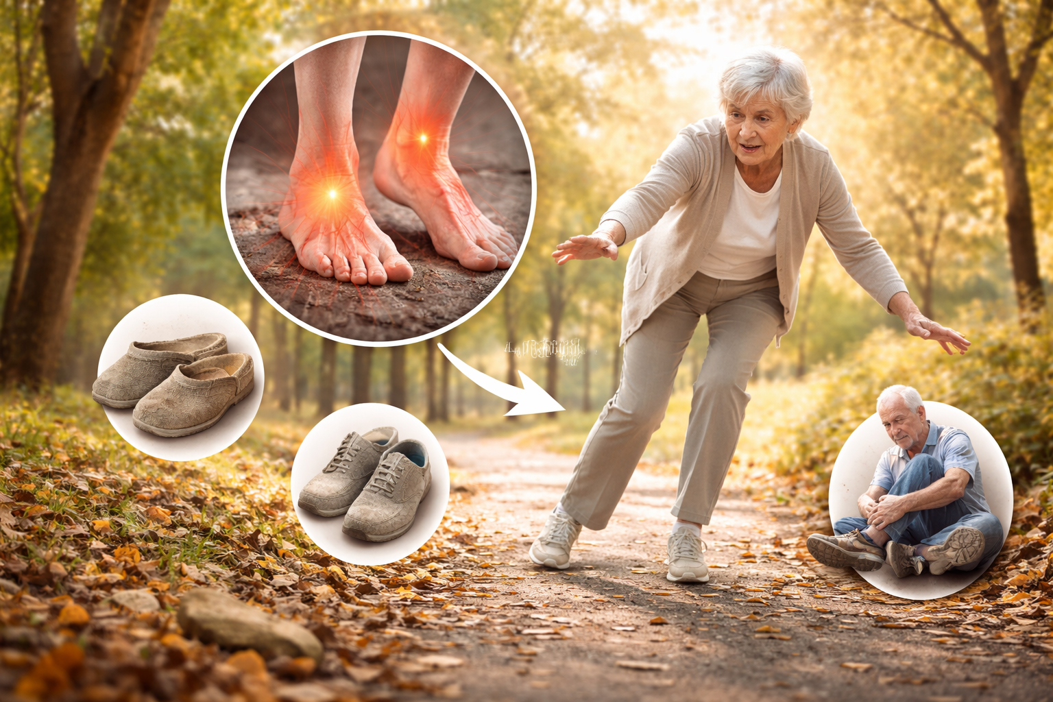 Why Falls Often Start at the Feet
